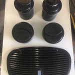 car console parts coating