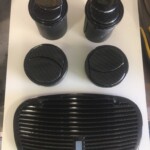 car console parts coating